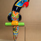 Beautiful Hanging Parrot Classic Puebla Pattern