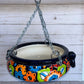 Hanging Talavera Pots With Chains.