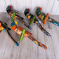 Beautiful Talavera Collection Small Hanging Parrots Choose Color