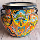 Handmade Talavera Michoacanas Planters MD-12.5"H/ LG-15"H