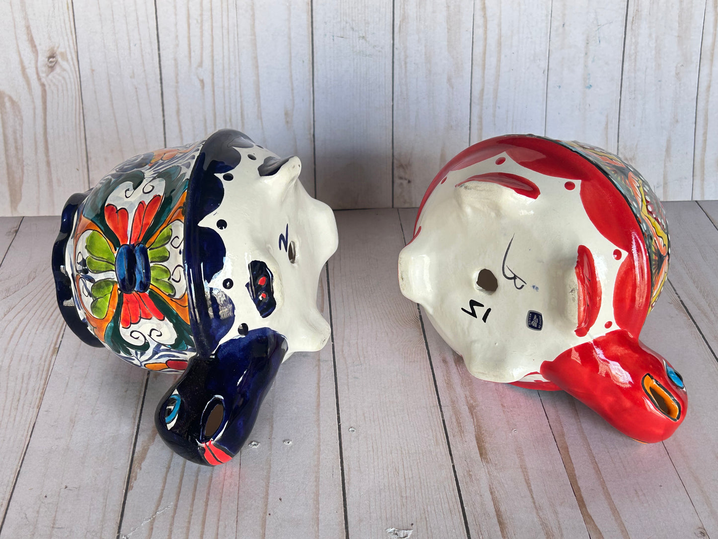Talavera Turtle Planter- Handmade Mexican Ceramic Flower Pot