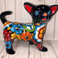 Standing Chihuahuas 7.5" Height figurine Talavera Ceramic Dog