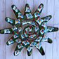 Bright Spiral Sun Talavera Ceramic