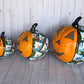 Hand-Painted Talavera Ceramic Pumpkin: Floral Jack-o'-Lantern Decor