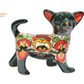 Standing Chihuahuas figurine Talavera Ceramic Dog