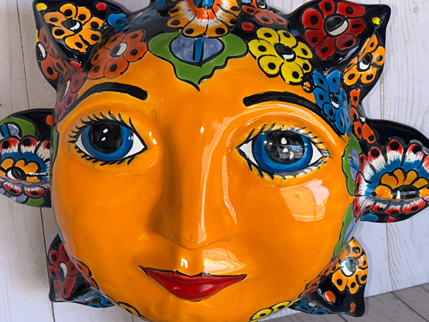 Large Talavera Celestial Sun Sphere-shaped Double face