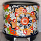 LARGE RINGED ROUND TALAVERA POTS