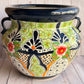 Handmade Talavera Michoacanas Planters MD-12.5"H/ LG-15"H