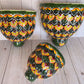 WALL PLANTERS CONE SHAPE CHOOSE SIZE AND COLOR