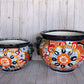 Variety Talavera Ring Flower Planters Choose size and Color
