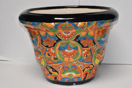 Collection Beautiful Variety Extra Large Short Cups Talavera Planter Italian Style
