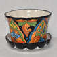 Small Talavera Planters with Saucer Plate Attached