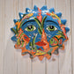 Talavera Hanging Plaque Suns