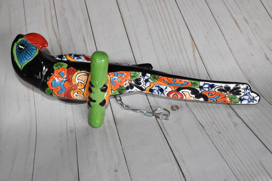 Beautiful Talavera Collection Small Hanging Parrots Choose Color