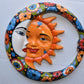 Large Mexican Talavera Hanging Eclipses