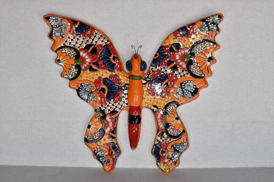 EXTRA LARGE WALL TALAVERA BUTTERFLIES