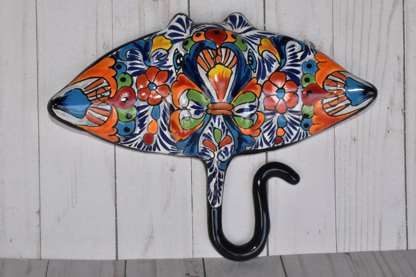 Collection of Ceramic Sculptures Hanging Manta Ray