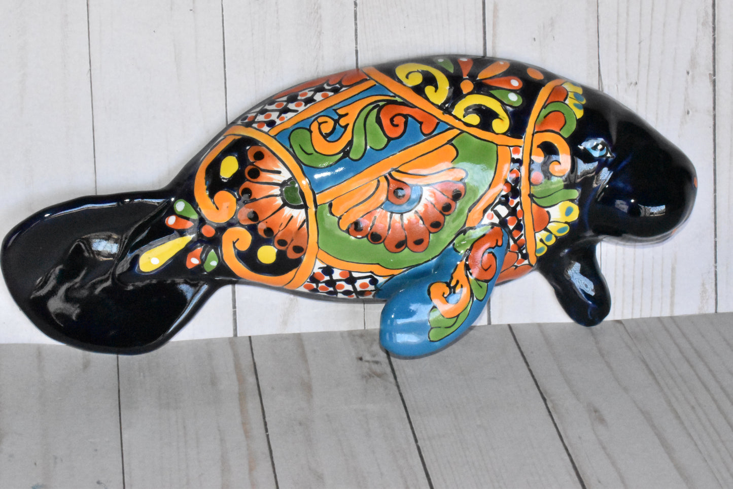 Hanging Talavera Manatees