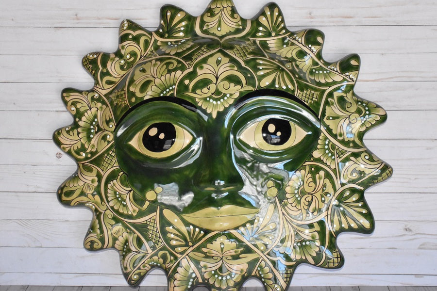 Huge Extra Large 27" Length Hanging Talavera Sun's