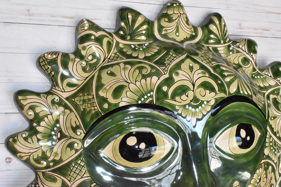 Huge Extra Large 27" Length Hanging Talavera Sun's