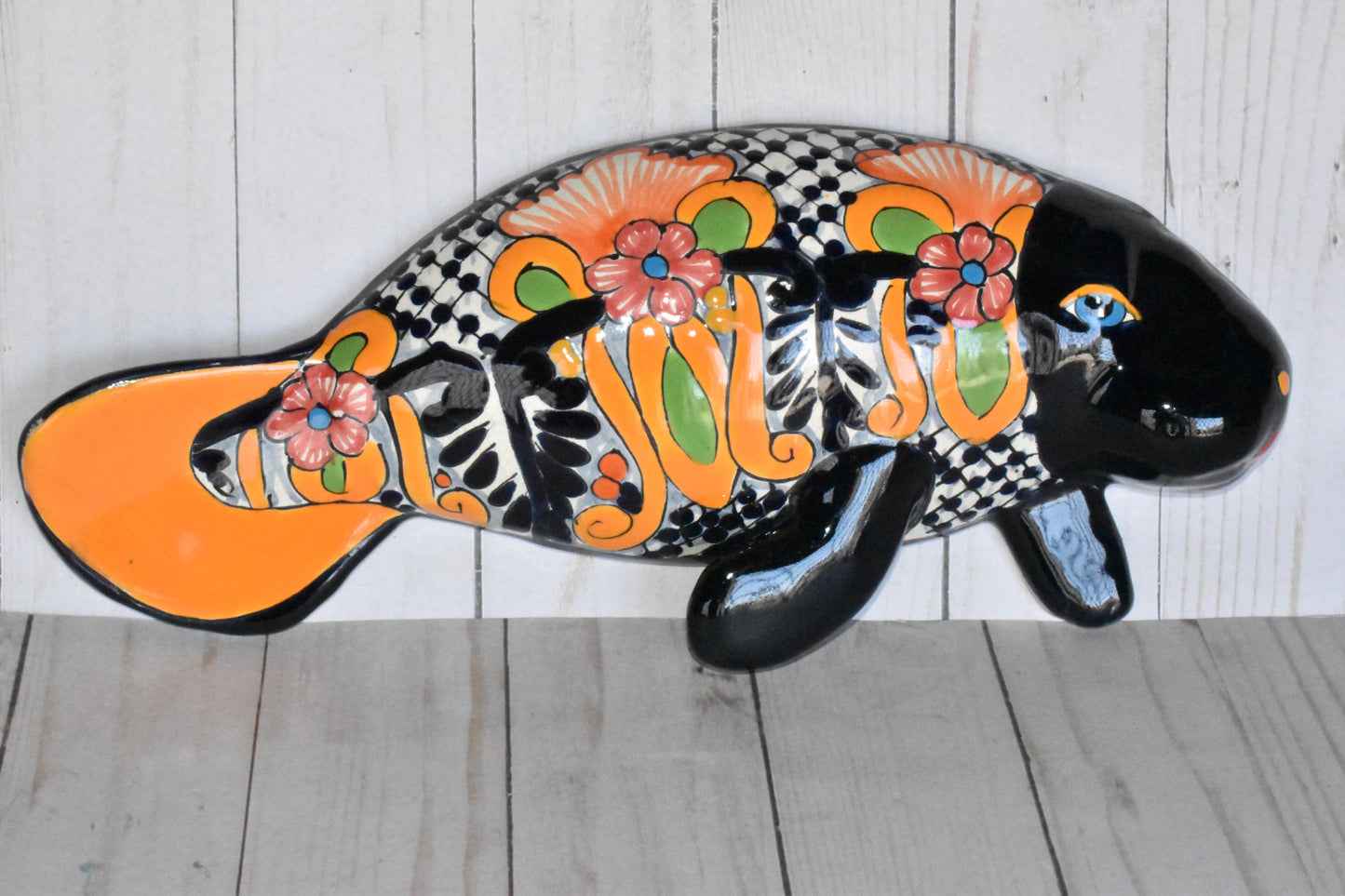 Hanging Talavera Manatees