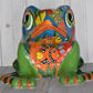 Talavera Flower Planter Frog