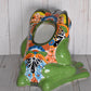 Talavera Flower Planter Frog