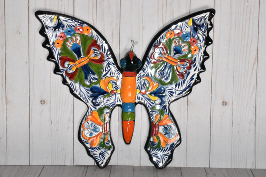 EXTRA LARGE WALL TALAVERA BUTTERFLIES