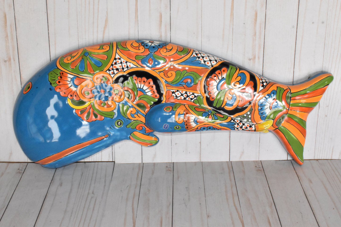 Wall Whale Talavera Collection