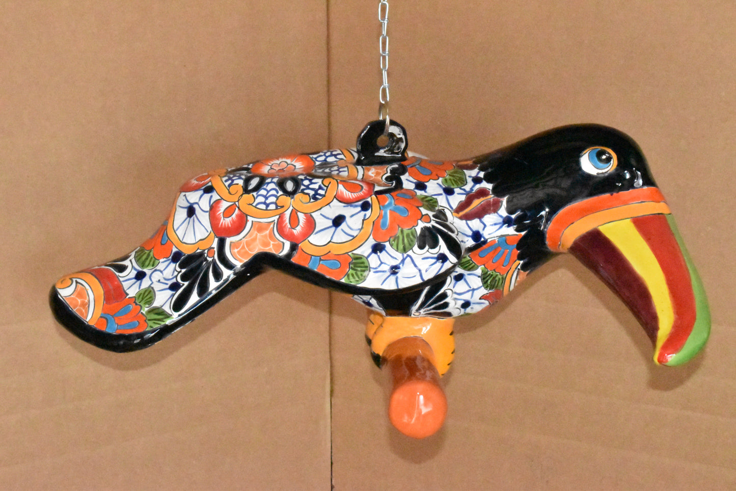 HANGING TOUCAN WHITE PUEBLA