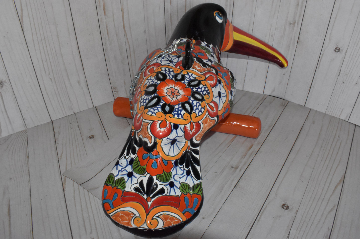 HANGING TOUCAN WHITE PUEBLA