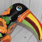HANGING TOUCAN ORANGE SUNFLOWERS