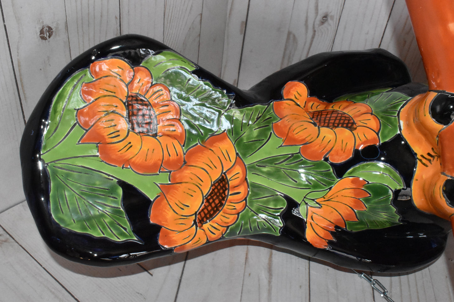 HANGING TOUCAN ORANGE SUNFLOWERS