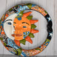 Large Mexican Talavera Hanging Eclipses