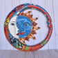 Large Mexican Talavera Hanging Eclipses