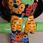 Jumbo XXLG Hanging Talavera Parrot in Flowers Pattern