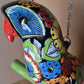 Jumbo XXLG Hanging Talavera Parrot in Flowers Pattern