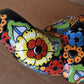 Jumbo XXLG Hanging Talavera Parrot in Flowers Pattern