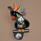 Collection Of Hanging Talavera Cockatoos