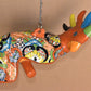 Collection Of Hanging Talavera Cockatoos