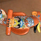 Collection Of Hanging Talavera Cockatoos