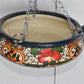 Hanging Talavera Pots With Chains.