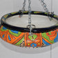 Hanging Talavera Pots With Chains.