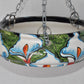 Hanging Talavera Pots With Chains.