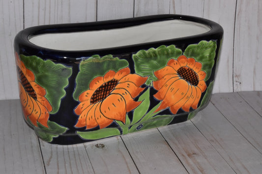 Oval Floor Planters