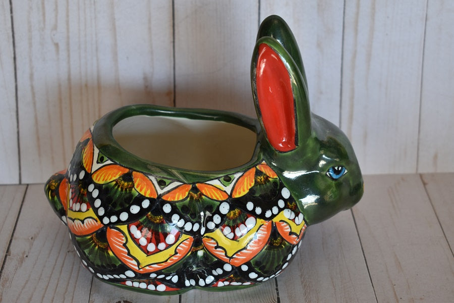 COLLECTION TALAVERA RABBITS FLOWERPOTS – Sol de Mexico Imports