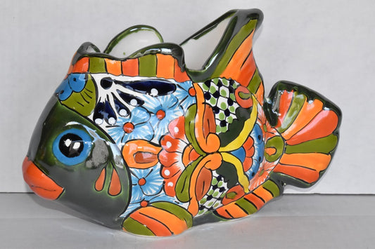 Fish Talavera Planters