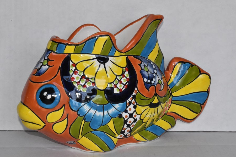 Fish Talavera Planters