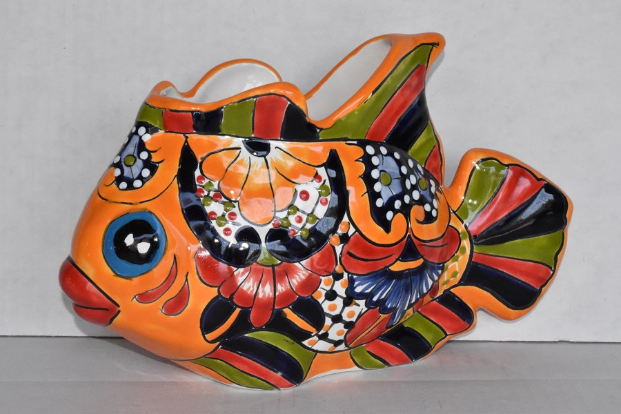 Fish Talavera Planters