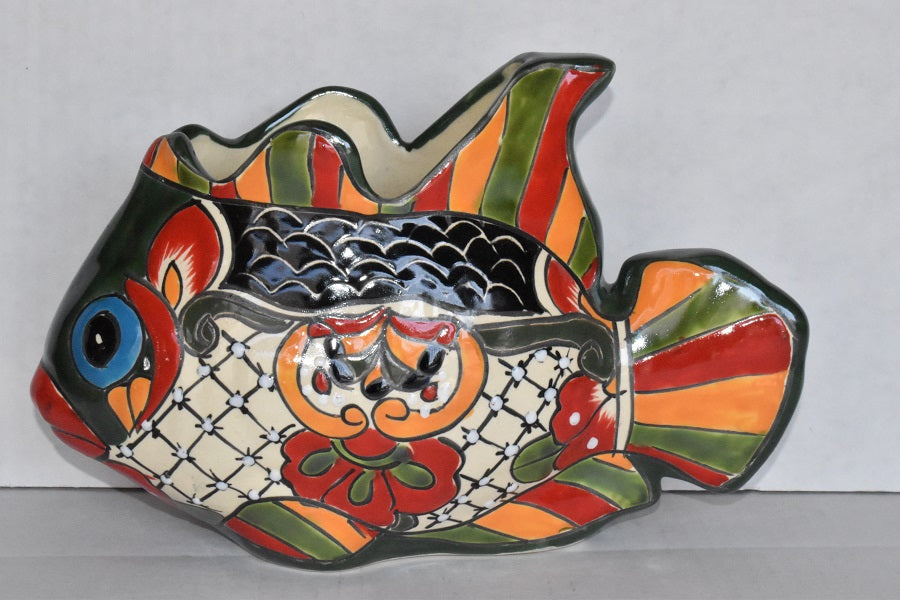 Fish Talavera Planters